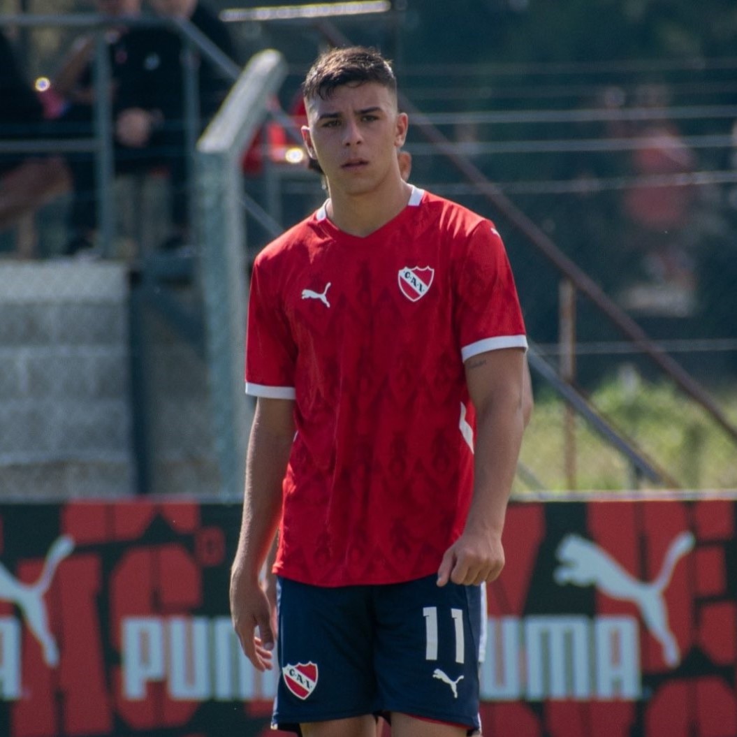 Felipe en la Reserva de Independiente.